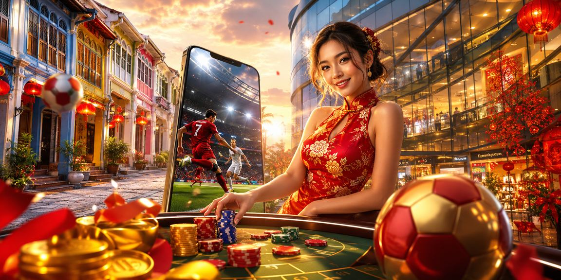 Peminat bola sepak di Penang menggunakan platform taruhan sukan 470 dari telefon